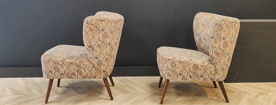 Image 1 of Twee Mid Century cocktailstoelen | Vintage - set 2 stoelen