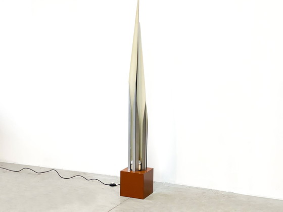 Image 1 of Sculpturale Italiaanse vloerlamp, 1970