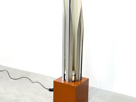 Image 1 of Sculpturale Italiaanse vloerlamp, 1970