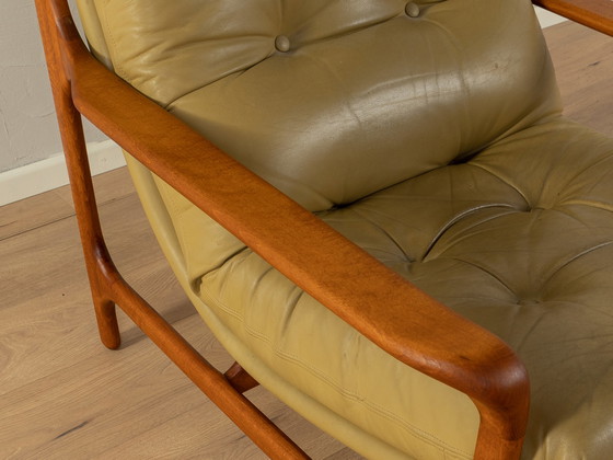 Image 1 of leren fauteuil vintage