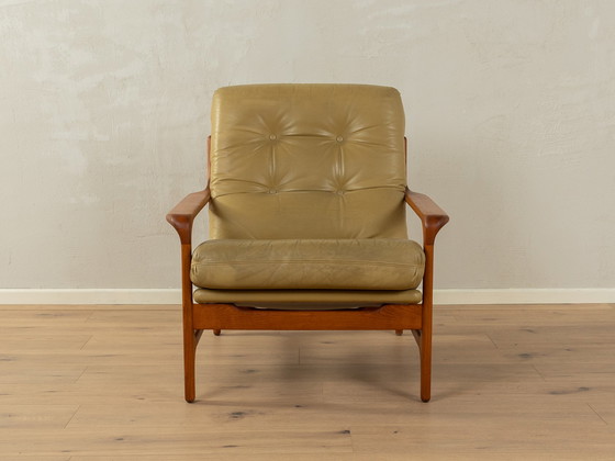 Image 1 of leren fauteuil vintage