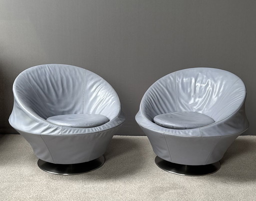 2x Leolux Ophelia draaifauteuil