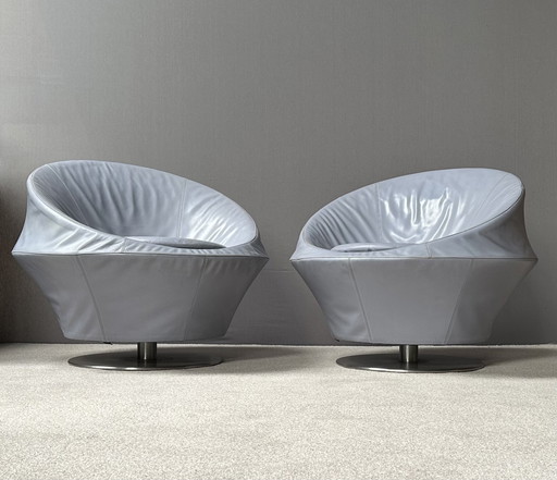 2x Leolux Ophelia draaifauteuil