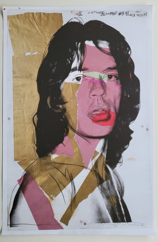 Andy Warhol - Mick Jagger - 1975