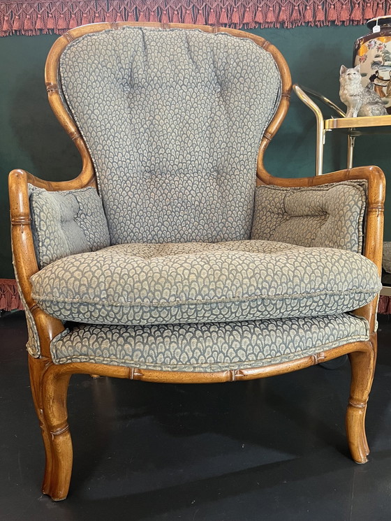 Image 1 of Giorgetti Italiaanse fauteuil