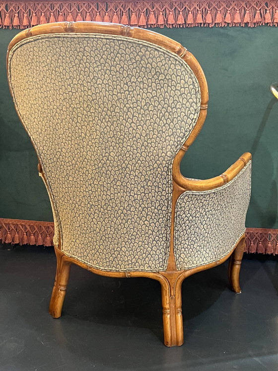 Image 1 of Giorgetti Italiaanse fauteuil