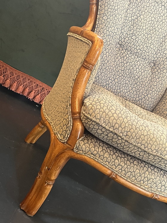 Image 1 of Giorgetti Italiaanse fauteuil