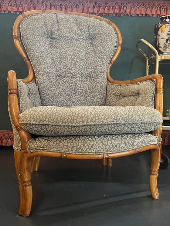 Image 1 of Giorgetti Italiaanse fauteuil