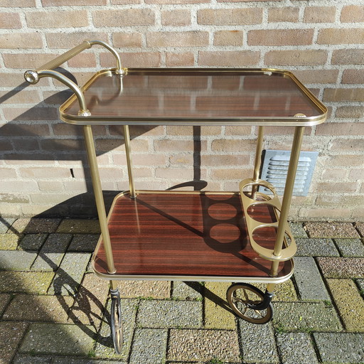 Mid Century modern serving trolley