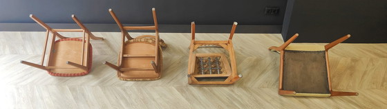 Image 1 of 4 x Mid Century stoelen