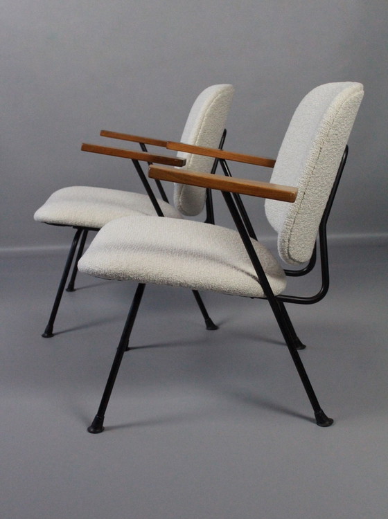 Image 1 of 2x Gijs van Der Sluis arm chairs