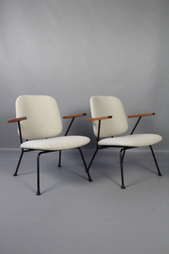 Image 1 of 2x Gijs van Der Sluis arm chairs