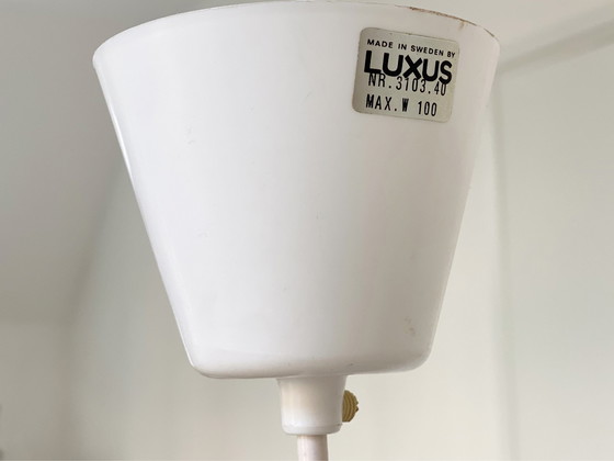 Image 1 of LUXUS hanglamp rood / wit