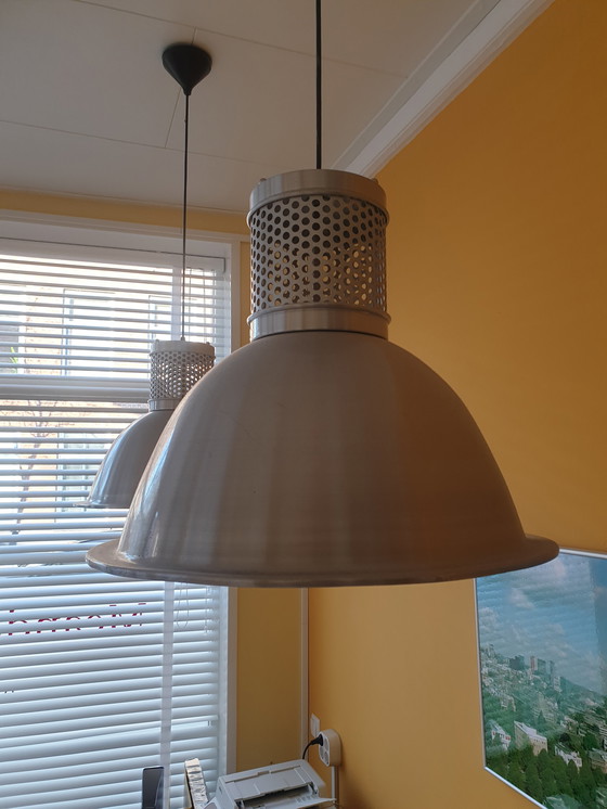 Image 1 of Industriële hanglamp 4 stuks