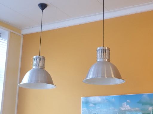 Industriële hanglamp 4 stuks