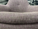 Pode spot Draai fauteuil roze stof