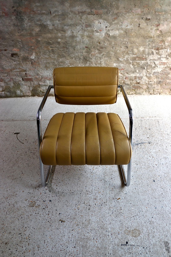 Image 1 of 2x Eileen Gray Bonaparte fauteuils