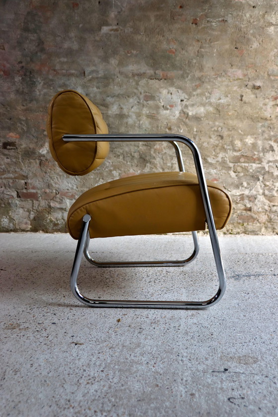 Image 1 of 2x Eileen Gray Bonaparte fauteuils