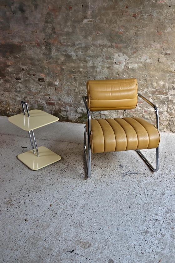 Image 1 of 2x Eileen Gray Bonaparte fauteuils