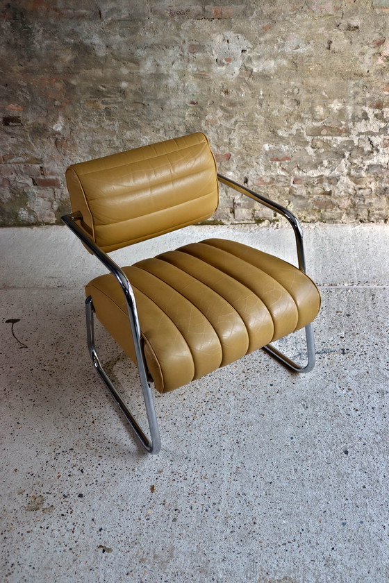 Image 1 of 2x Eileen Gray Bonaparte fauteuils