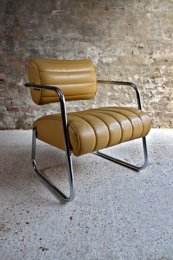 Image 1 of 2x Eileen Gray Bonaparte fauteuils