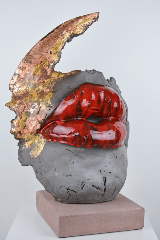 Image 1 of Jacek Opala beeldhouwwerk - Lips