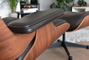 Eames Lounge Chair + Ottoman (New dimensions), merk Vitra, ontwerp Charles & Ray Eames