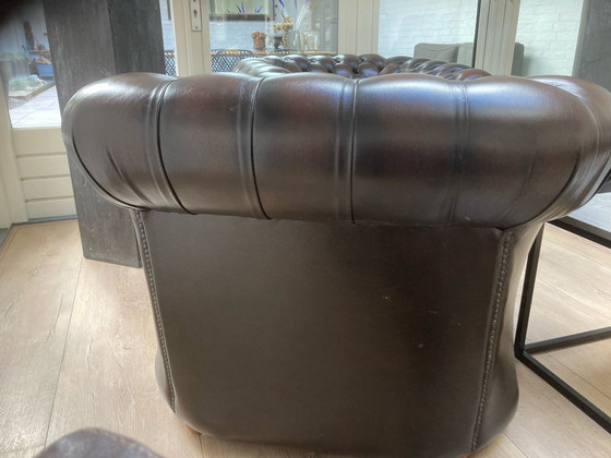 Image 1 of 2x Chesterfield stoelen