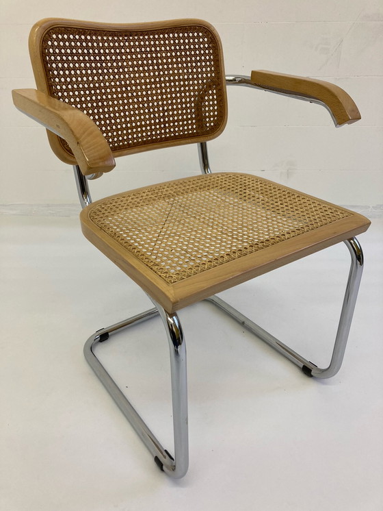 Image 1 of 4x Cidue Cesca stoelen van Marcel Breuer