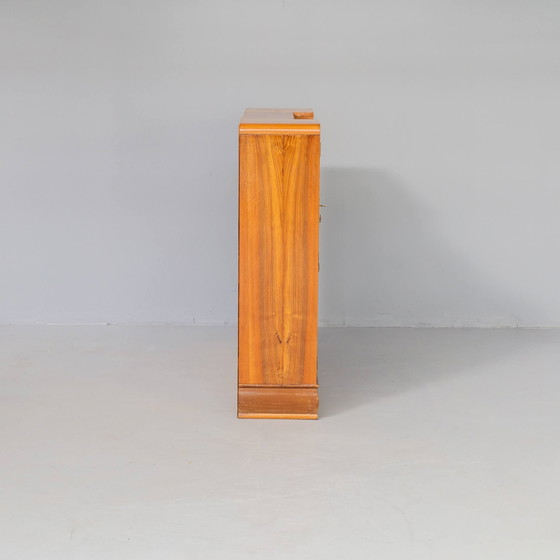 Image 1 of Art Deco wortelnoten secretaire kast