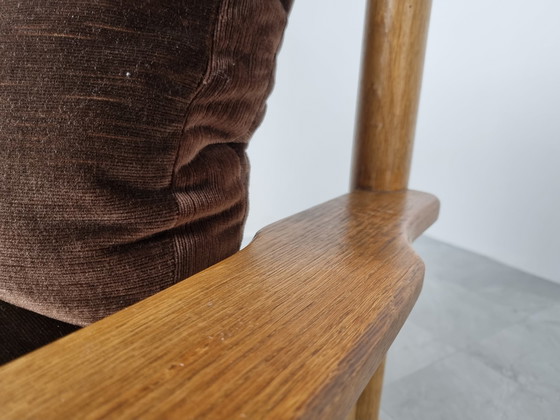 Image 1 of Set vintage eiken banken