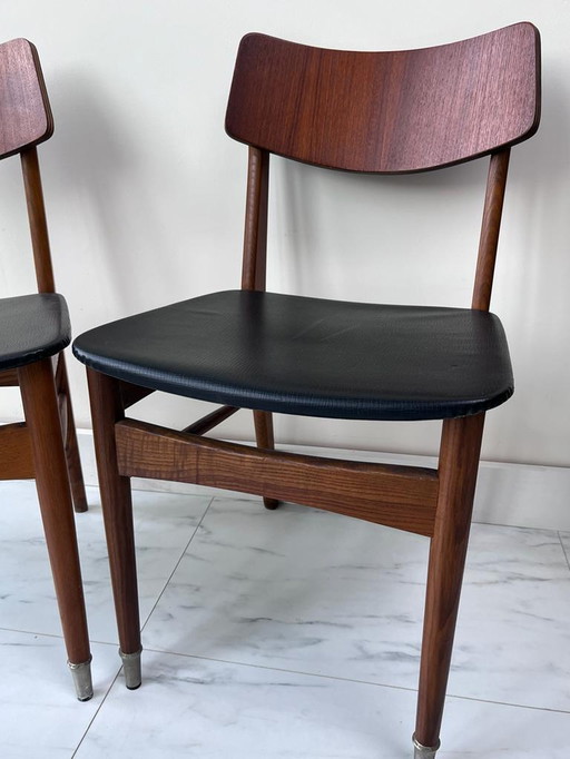 2x Vintage eetkamerstoelen