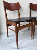 2x Vintage eetkamerstoelen