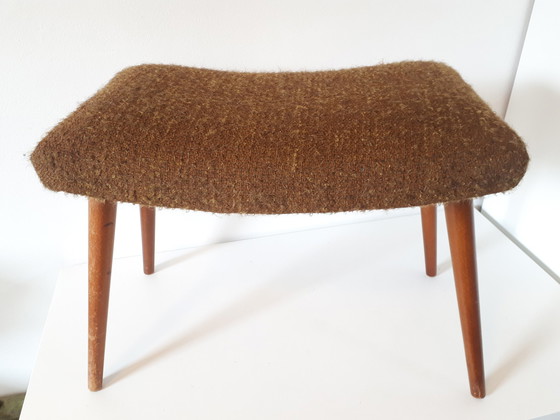 Image 1 of vintage voetenbankje