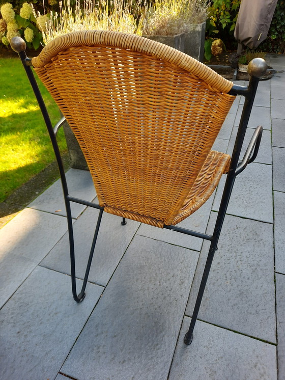 Image 1 of 4 x Frederick Weinberg Design rieten stoelen