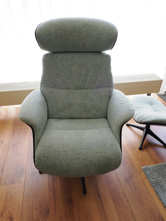 Image 1 of Flexlux Ease Clement Relaxfauteuil + hocker