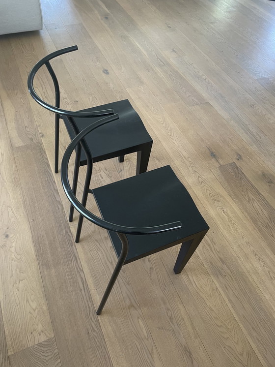 Image 1 of 2x Kartell  Dr. Glob  eetkamerstoel door Philippe Starck