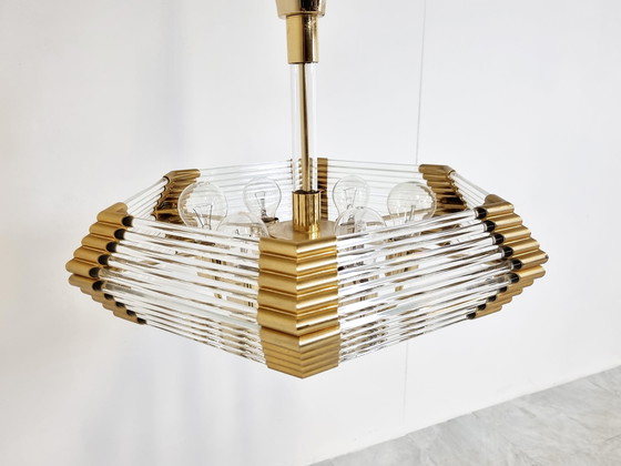 Image 1 of Bakalowits & Sohne vintage kristallen kroonluchter, jaren 80