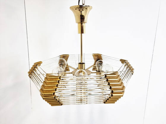 Image 1 of Bakalowits & Sohne vintage kristallen kroonluchter, jaren 80