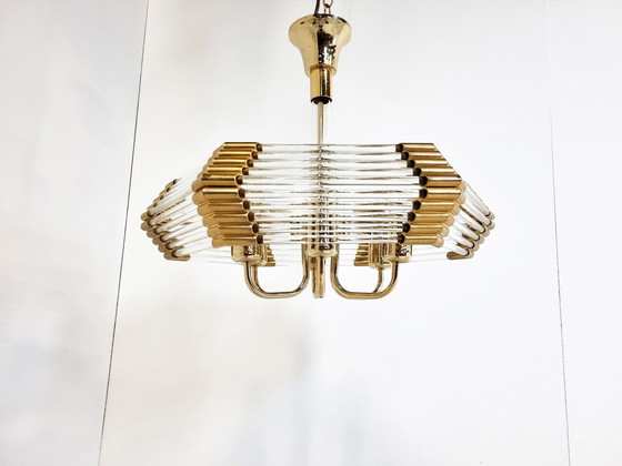 Image 1 of Bakalowits & Sohne vintage kristallen kroonluchter, jaren 80