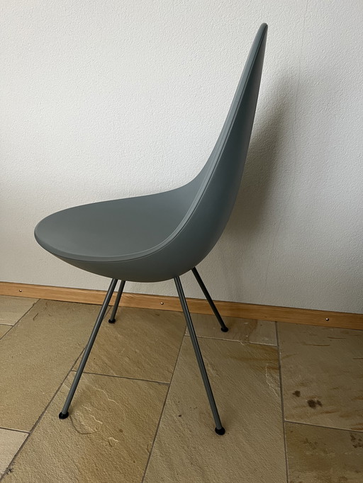 6x Fritz Hansen Drop Chair stoel