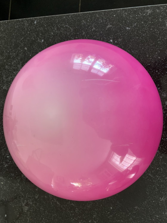 Image 1 of Vintage glazen touch mushroom tafellamp