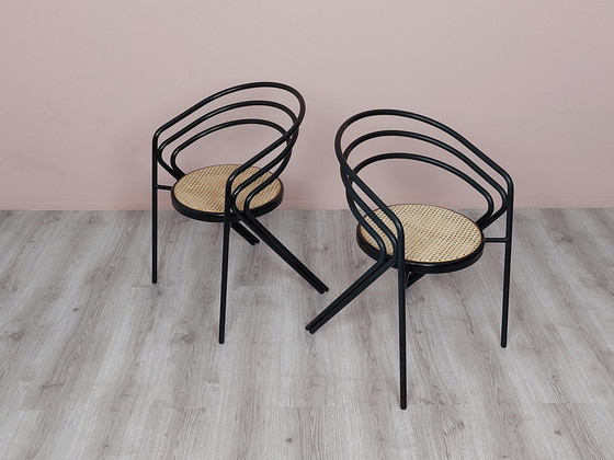 Image 1 of 2x Vintage buisframe stoel