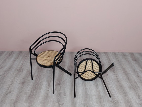 Image 1 of 2x Vintage buisframe stoel