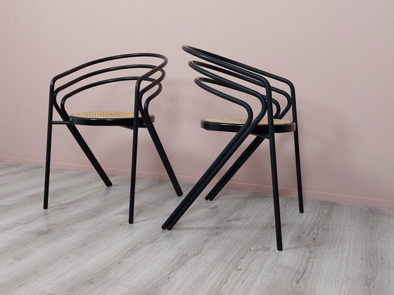 Image 1 of 2x Vintage buisframe stoel