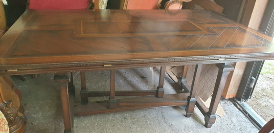 Image 1 of Jugendstil schuitema rac royal antique eetkamer tafel