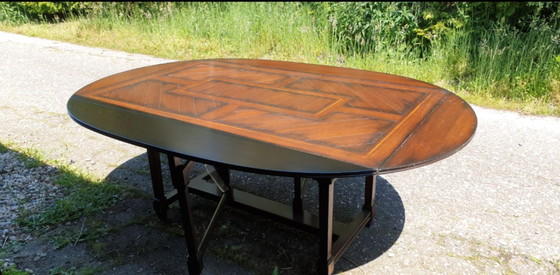 Image 1 of Jugendstil schuitema rac royal antique eetkamer tafel