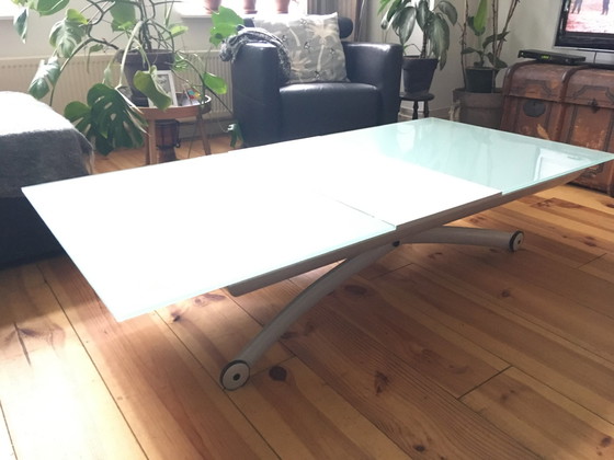 Image 1 of Ligne Roset Yoyo vintage design verstelbare salontafel