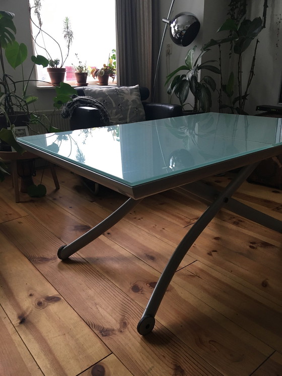 Image 1 of Ligne Roset Yoyo vintage design verstelbare salontafel