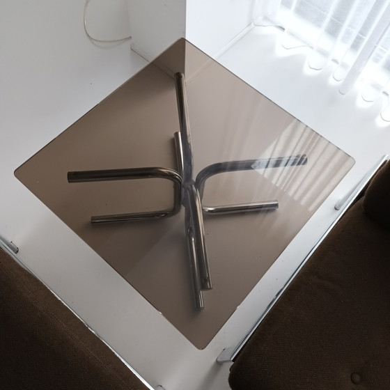 Image 1 of Vintage mid century Hoekbankset met hoektafel en salontafel